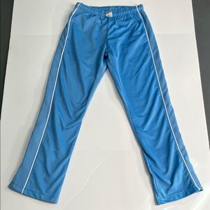 SOFFE Junior Athletic Warm Up Pants Elastic/Drawstring Waist & Zip Leg Size M